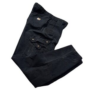 Vintage Carhartt Black Painter Pants Cargo Y2K Carpenter Men's 36x36 USA